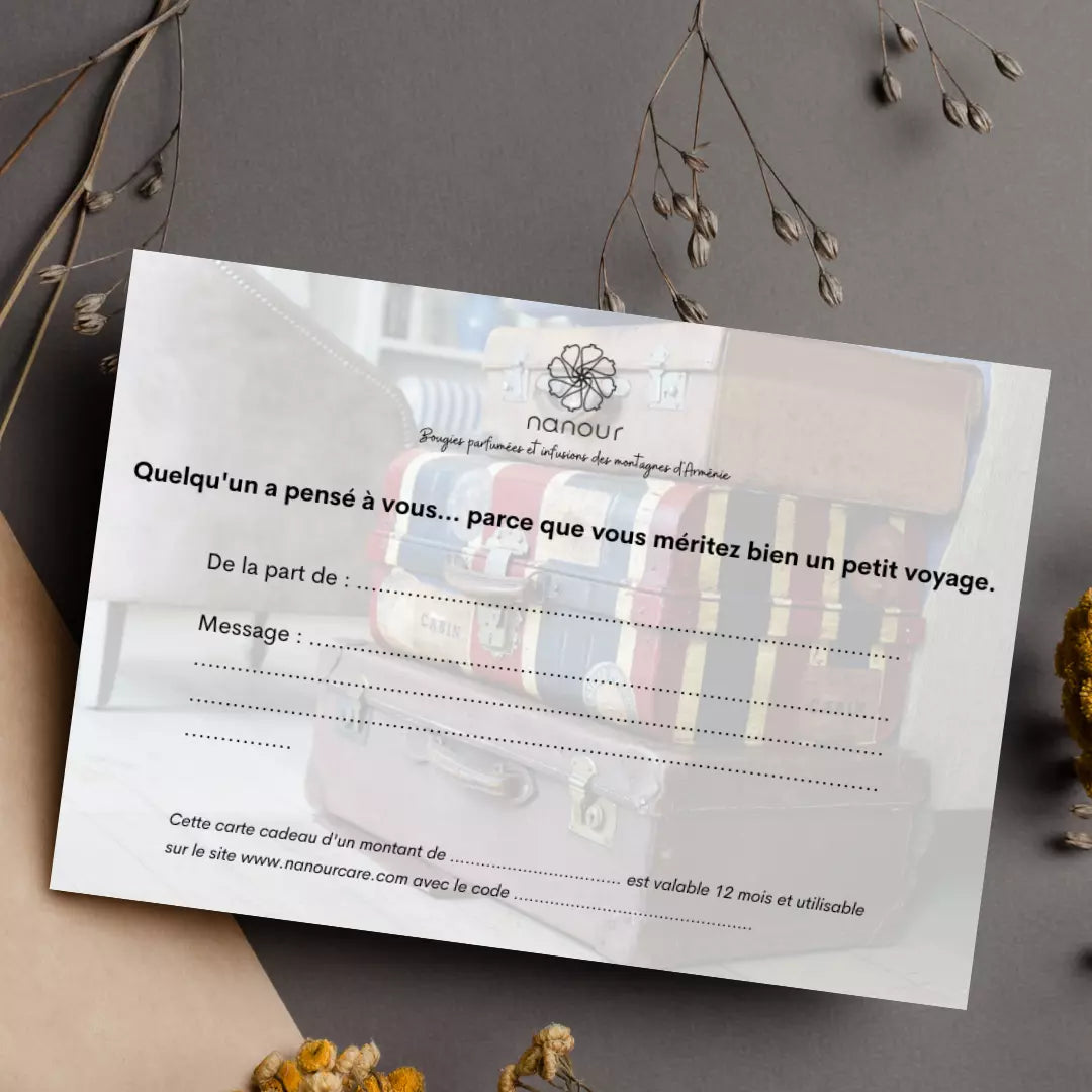 E-Carte Cadeau Nanour