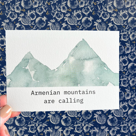Carte Armenian Mountains - Les Montagnes d'Arménie