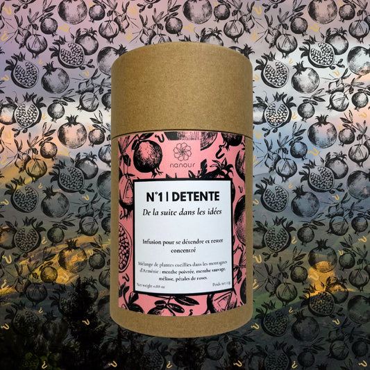infusion détente concentration menthe mélisse pot nanour Arménie