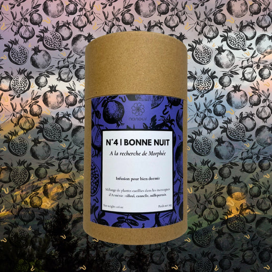 infusion tilleul cannelle bonne nuit sommeil nanour Arménie pot