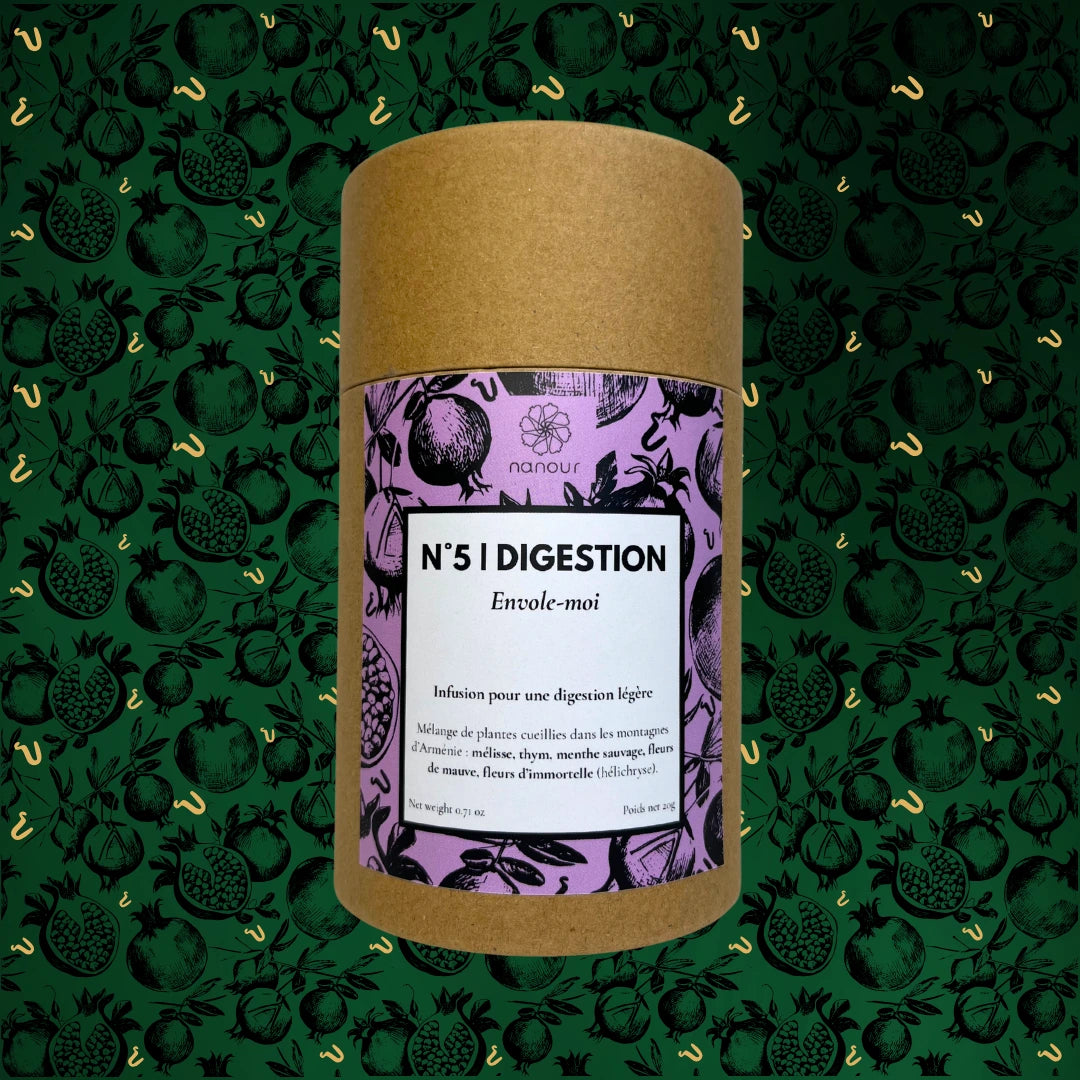 infusion digestion menthe mélisse thym nanour Arménie pot