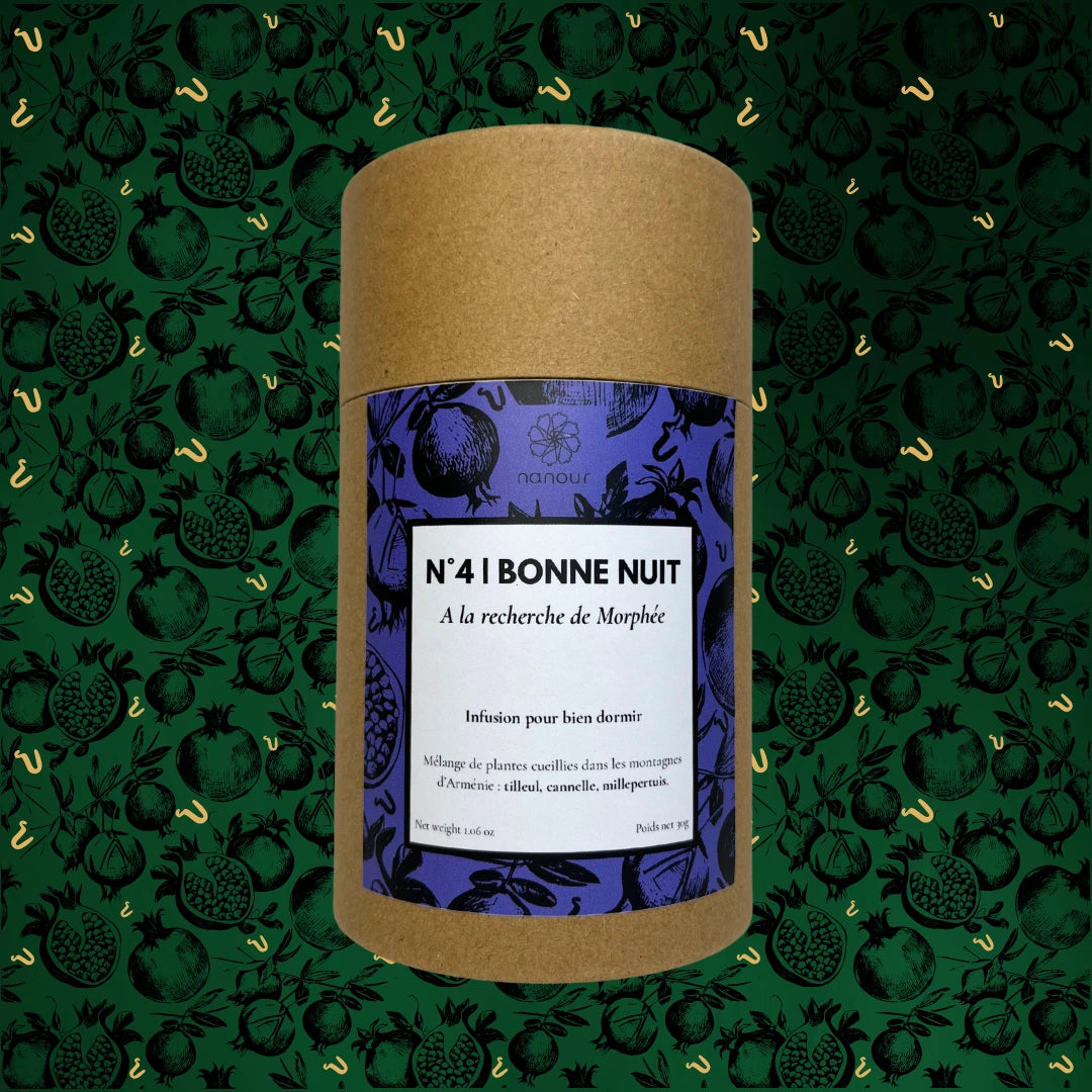 infusion tilleul cannelle bonne nuit sommeil nanour Arménie pot